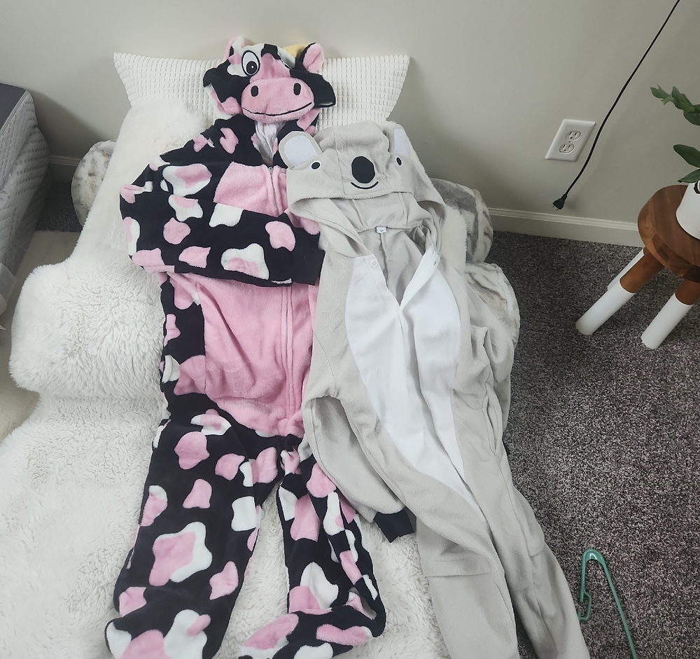 Cow or Panda Onesie Costume 12-13